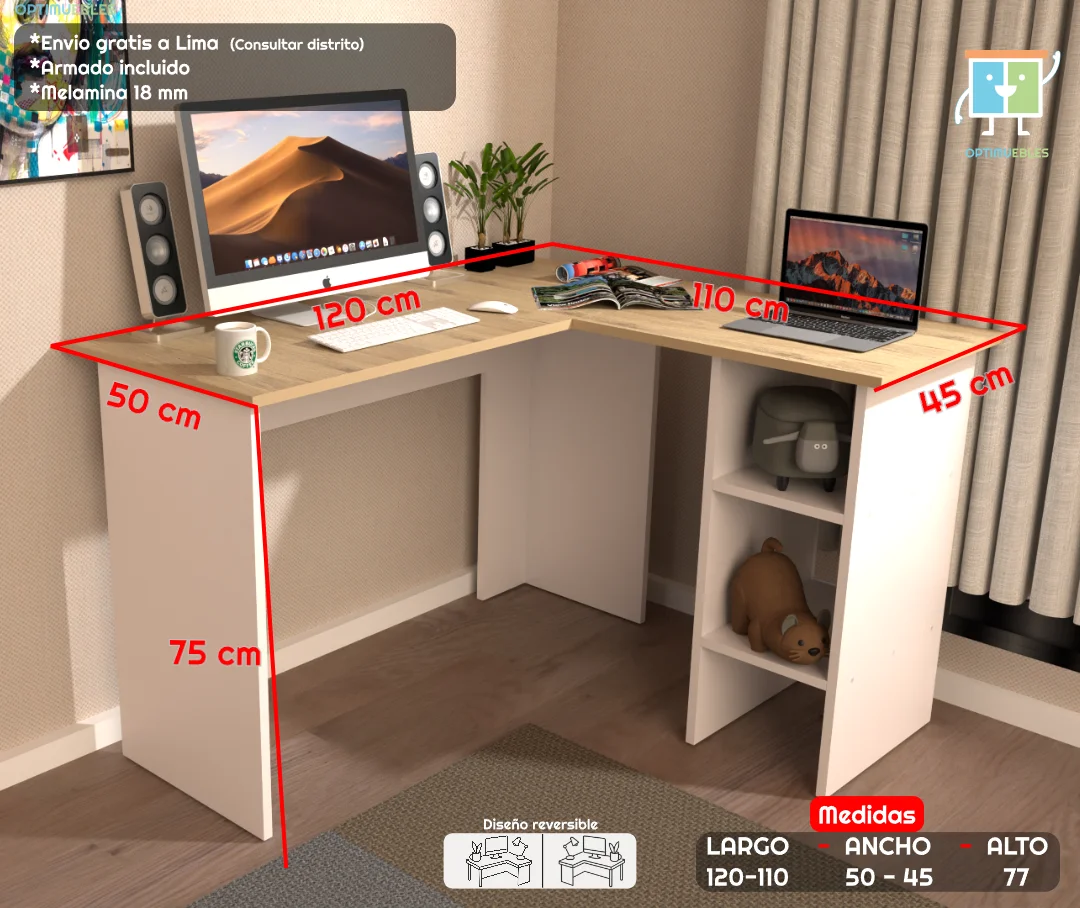 Desk Link minimalista moderno y blanco*