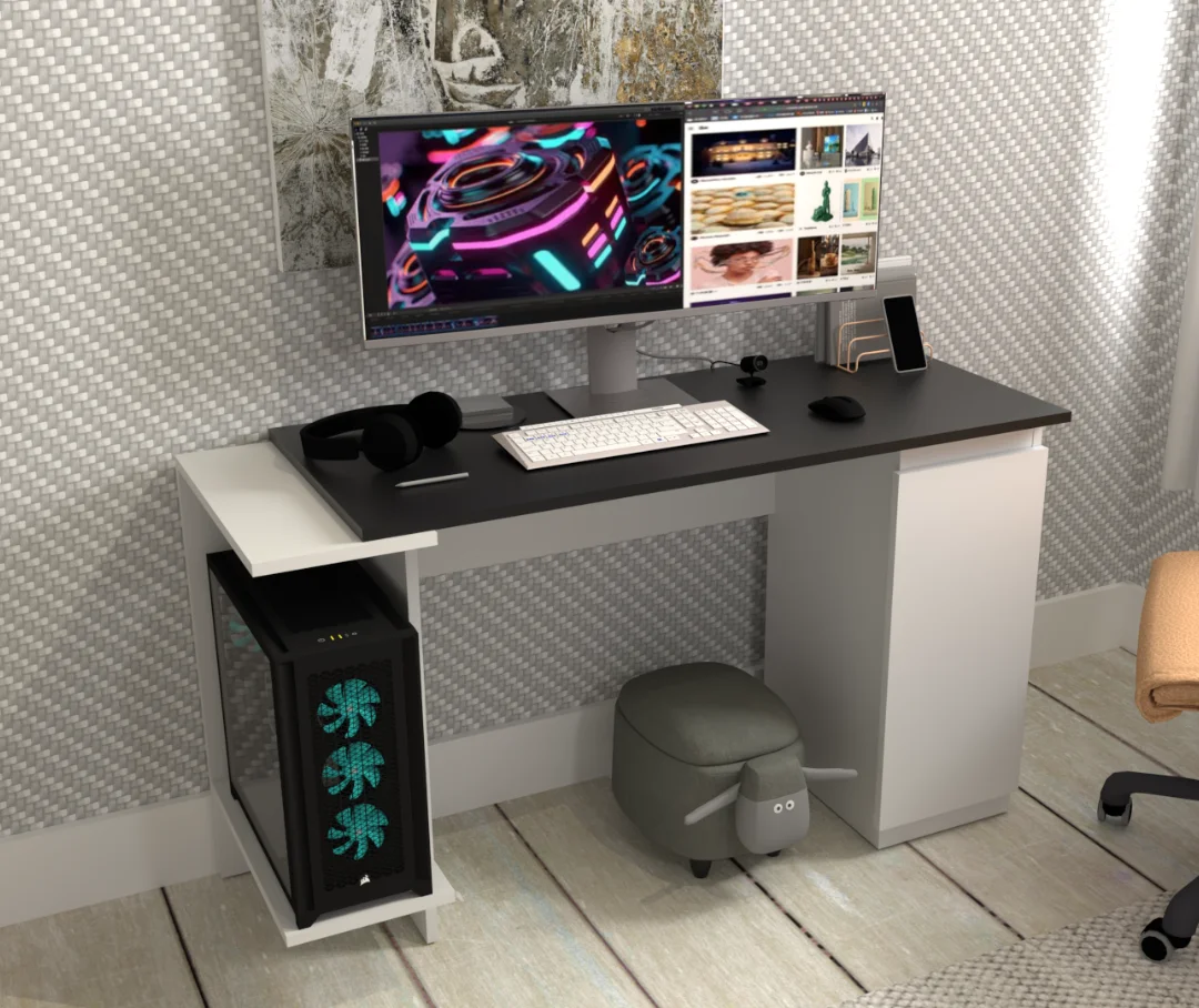 Level Desk gamer moderno y atrevido*