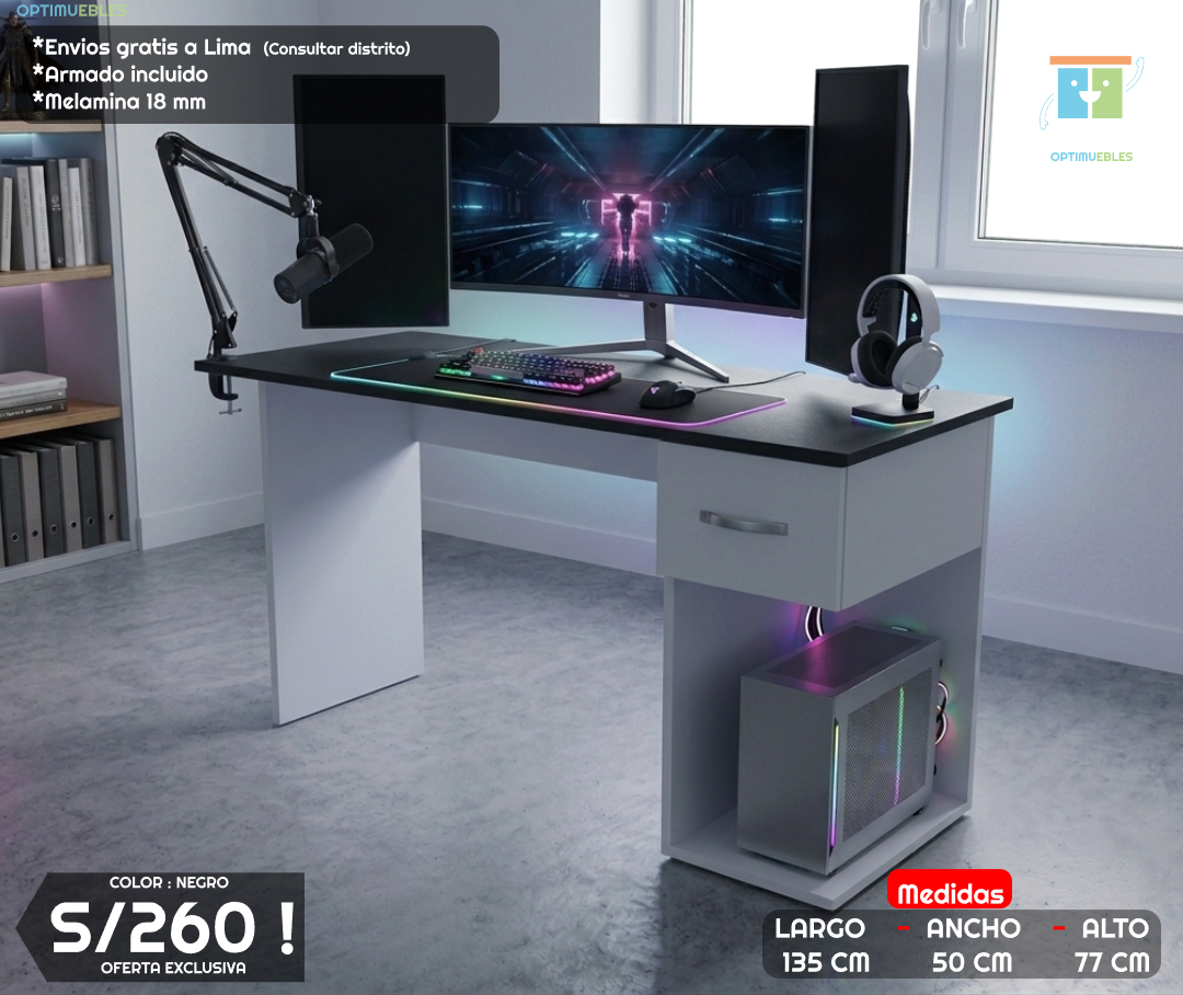Nexus Desk moderno y funcional