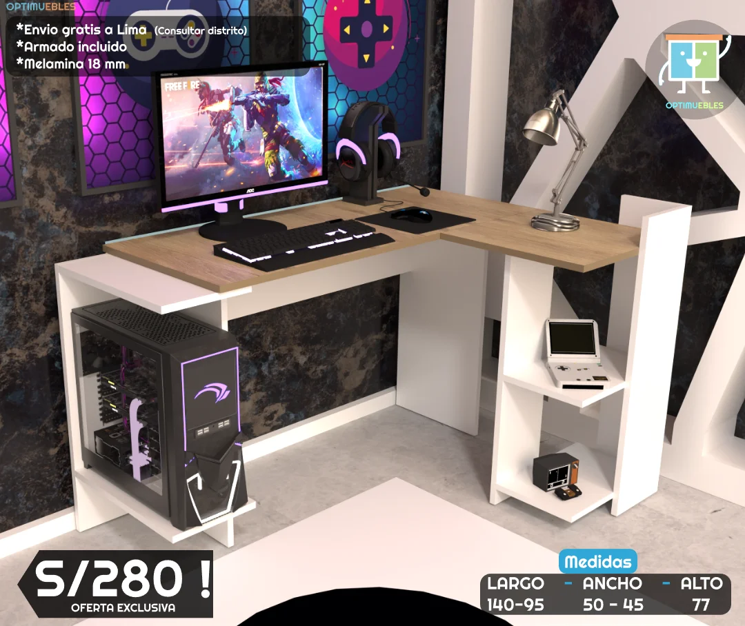 Nova Desk amplio y moderno