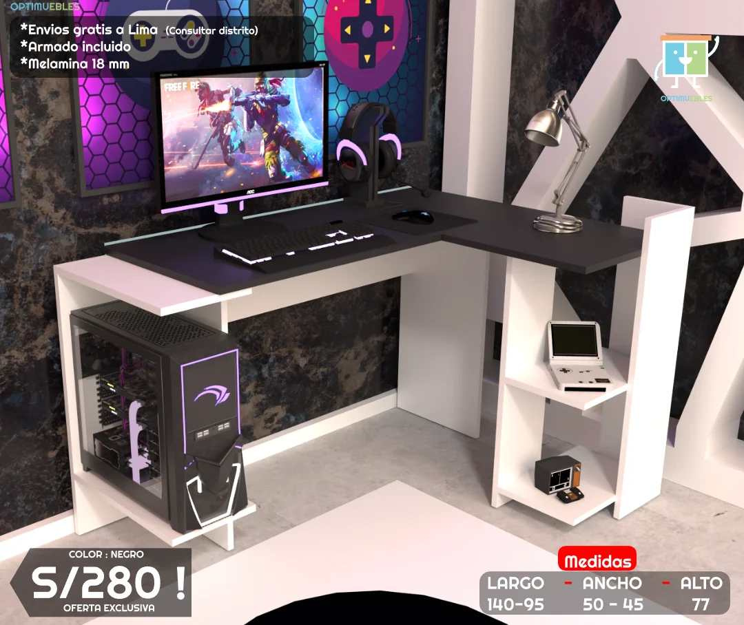 Nova Desk amplio y moderno