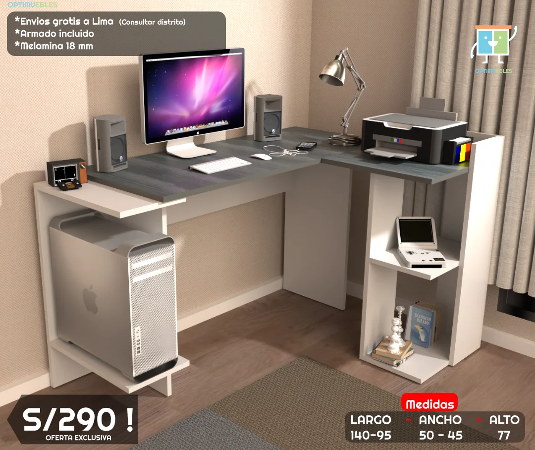 Nova Desk amplio y moderno