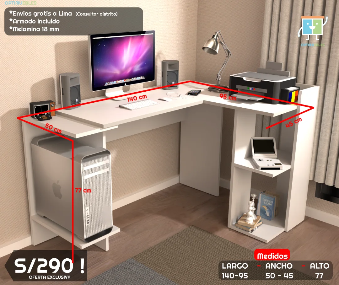 Nova Desk amplio y moderno